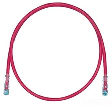 Panduit UTPSP5RDY 5ft Cat.6 Utp Patch Cord RJ-45 Red picture