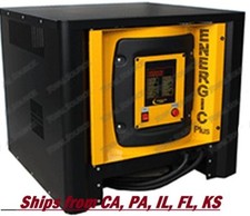 FORKLIFT BATTERY CHARGER 48 VOLTS SINGLE 1 PHASE DIGITAL 48V 80 AMP 200-220-240V picture