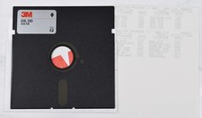 Vtg 3M Computer Floppy Disk - Untested (Atari, DOS 2.5, Creative Process, 1991) picture