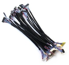 18Pcs/set Universal LVDS Cable for LCD Panel Controller Support 14’’-26'' Screen picture