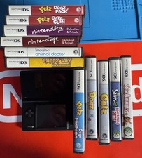Nintendo DSi Black Console Bundle 10 CIB Games Nintendogs Sims Petz SimAnimals picture