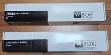 2 NEW WBox Technologies Patch Panel Cat 6 24 Port C6PP24 picture