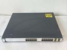 Cisco Catalyst 3750G 24 Port Managed Gigabit Switch WS-C3750G-24TS-E1U V03 picture