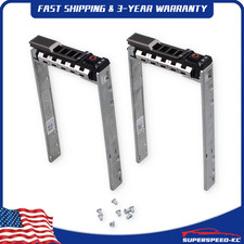 2X 2.5in Hot Plug HDD Caddy Trays For Dell R430 R630 R730 R720XD With Screws picture