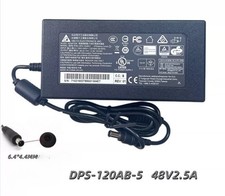 Genuine Delta 48V 2.5A 120W Power Supply Adapter 6.4*4.4mm Charger DPS-120AB-5 picture