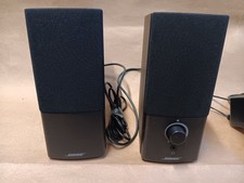 Bose Companion 2 Series III Multimedia Speakers Black Power Cord +cable tested picture