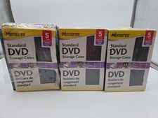 Lot Of 14 Memorex DVD Storage Cases (5-Pack) New Package picture
