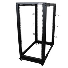 StarTech.com 4POSTRACK25U 25U ADJ DEPTH 4 POST RACK Open Frame Server Rack - ~E~ picture