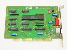 Logitech ScanMan Plus 200074-00 ISA Controller Board 1989 Vintage Hand Scanner picture
