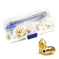 MK8 Nozzles 24 Pcs Assorted Sizes 3D Printer Extruders Brass Nozzles | 0.2Mm, 0. picture