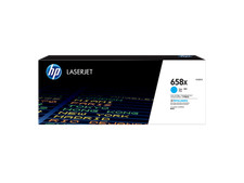 HP 658X High Yield Cyan Original LaserJet Toner Cartridge, ~28,000 pages, W2001X picture