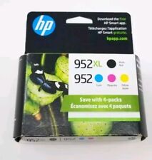 NEW Genuine HP 952XL Black & 952 Color Ink Combo 4-Pack EXPIRES 02/2026 picture