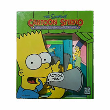 The Simpsons Cartoon Studio (PC, 1999) Collector New In Box Video Game picture