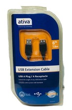ATIVA  USB Extension  Cable , USB  /  A  Receptacle  6ft  1.8m  picture