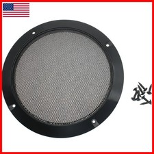 SYCZIOHU 2 Pcs 10 Inch Speaker Grill Steel Mesh Round Subwoofer Grill Waffle picture