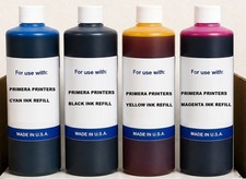 4 x PREMIUM BULK INK REFILL FOR Primera LX910 DYE INK 4,000ML CYMK picture