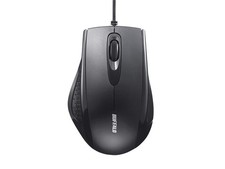 BSMRU050BK Wired 3-Button IR Optical Mouse, Black picture