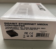 Intellinet 1000Base-T to 1000Base-SX Fiber Gigabit Ethernet Media Converter picture