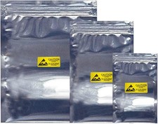 Antistatic ESD Shielding Bags with Labels, 60pcs 3 Sizes Mixed Ziplock Set fo... picture