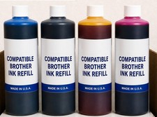 4 LITERS NEW PREMIUM COMPATIBLE BULK INK REFILL FOR BROTHER MFCT980DW (C-Y-M-K) picture