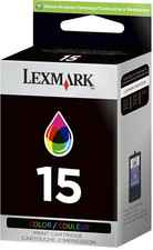 New Genuine Lexmark 15 Ink Cartridge X Series X2670 X2600 Z Series Z2300 picture