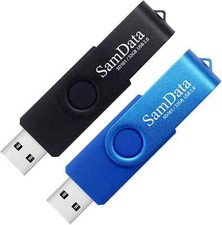 32GB USB Flash Drives 2 Pack 32GB Thumb Drives Memory Stick Jump Drive with LED picture