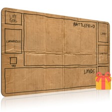 1pc Card Game Mat, Area Mat - Cardboard Design Pattern - Desktop Protector, Ga picture