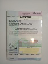 COMPAQ Discovering Microsoft Office 2000 Small Business- New Sealed  picture