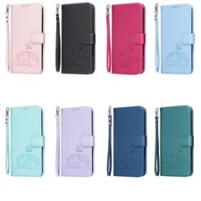 Flip Cat Butterfly Card Wallet Cover Case For S8 S7 Xcover Note 20 Nokia C32 G22 picture