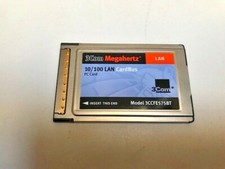 3COM 10/100 PCMCIA LAN CARD 3CCFE575BT CARD ONLY NO CABLE - USA SELLER picture