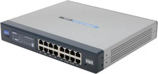 Linksys RV016 16-Port 10/100 VPN Router (B5) w Power Cord picture