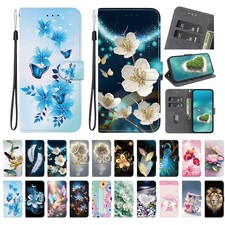 Flower Butterfly Wallet Cover Case for Infinix Note 50 40 30 Hot 40i 50i Zero picture
