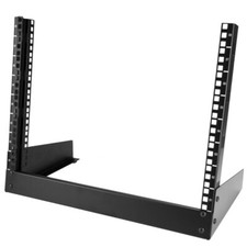 StarTech RK8OD 8U Open Frame Network Cabinet 19-Inch Freestanding Rack picture