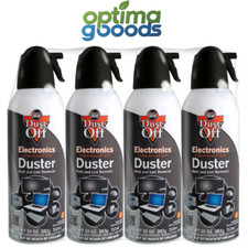 Falcon Dust-Off Compressed Gas Duster 10 oz. 4-Pack – Electronics Cleaner. picture