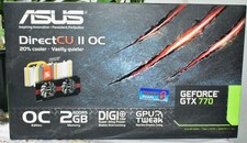 Asus GTX 770 OC 2GB GDDR5 Video Card DirectCU II, NVIDIA GeForce GTX 770 NEW NOS picture