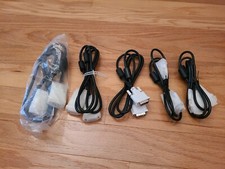 5 x Brand New DVI-D 18 Pin Single Link 6ft Male to Male Video Cables picture