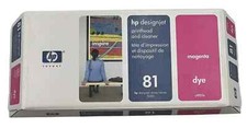 Genuine HP 81 Magenta Printhead & Cleaner C4952A DesignJet 5000 5500 5500ps picture