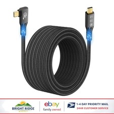90 Degree USB C Cable 3.2 Gen2x2 for Fast Charging and High Speed Data Transfer picture