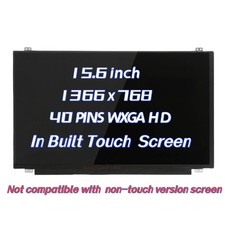 For HP 15-DA0073MS 15-DA0076NR 15.6'' 1366x768 40pins LCD Touch Screen Assembly picture