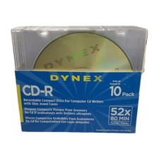 Dynex Recordable Compact Disc, CD-R DX-10CDR, New, 10 Pack picture