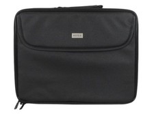Note-X Black Faux Leather Messenger Laptop Bag with strap - NEW picture