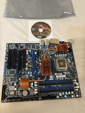 Abit IP35 Pro Motherboard LGA775 – Clean – With Driver Disc – Vintage picture