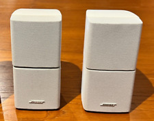 ONE (or buy the pair) Bose Acoustimass White Double Cube Surround Sound Speakers picture