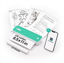 CamScanner P1 Portable Thermal Printer 203 DPI Wireless Inkless Green New picture