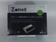 Zonet ZEW1505 Wireless CardBus Adapter 802.11g 54Mbps 2.4GHz New picture
