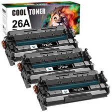 3PK CF226A Toner Cartridge Work For HP 26A Laserjet Pro M402dn M426 M426fdw M402 picture