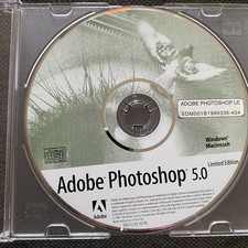 Ad0be Photoshop 5.0 Limited Edition Disc CD ROM Windows Macintosh picture