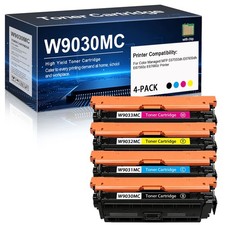 4-Pack  W9030MC Toner Cartridge Compatible with HP MFP E67550dh E67650dh E67660z picture
