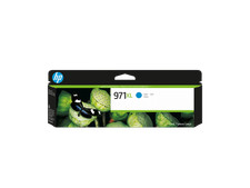 HP 971XL High Yield Cyan Original Ink Cartridge, ~6,600 pages, CN626AM picture