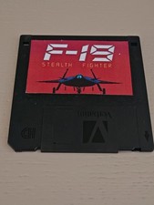 F-19 Stealth Fighter PC DOS 1988 Floppy Disk MicroProse Combat Flight Simulator picture